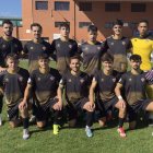 Formación del Atlético Bembibre que se alzó con la victoria ante el Júpiter leonés.