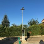 Punto de recarga para vehículos eléctricos en Valderrueda.