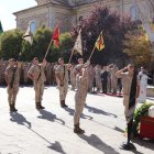 Momento de homenaje a los caídos por España.