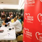 Pruebas en el salón de actos del Ayuntamiento de León