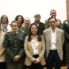 Imagen de los partipantes en la XI Jornada Científica de Cría Caballar de las Fuerzas Armadas celebrada en la Facultad de Veterinaria de la ULE.