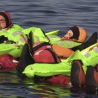 Entrenamientos de astronautas en Alemania, con pruebas similares a las de Burgos.