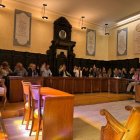 Momento de la votación de la moción presentada por el PP.