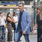 El presidente del Gobierno, Pedro Sánchez y su mujer, Begoña Gómez.