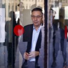 El expresidente del FC Barcelona Josep Maria Bartomeu a su salida de la Ciudad de la Justicia de Barcelona.