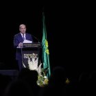 Cipriano García, director de Caja Rural, durante la gala.