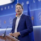 El diputado de Sumar Jorge Pueyo, en el Congreso de los Diputados.