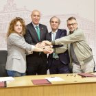 Firma del Diálogo Social del Ayuntamiento de León.