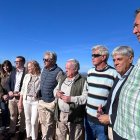 Gonzalo Santoja en la visita al Mirador de Orellán