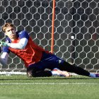 El portero leonés Fran González.