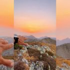 Un atardecer de fuego sobre las cumbres del Lago Ausente: silencio, altura y horizonte infinito a solo dos horas de León.