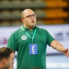 Gordo en un partido del Ademar de esta temporada.