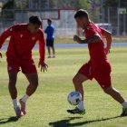 La Cultural se ejercitó ayer preparando el partido frente al Albacete del próximo lunes.
