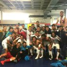 Plantilla de la Cultural que apeó al Albacete en Copa del Rey (2-1) y después subió a 2ª División.