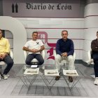 Óscar Díez, Ángel Fraguas, Juan Simón y J.A. Pérez.