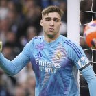 El portero leonés del Real Madrid Fran González.