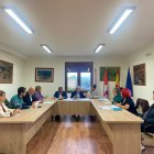 Eduardo Diego, al fondo, presidió el Consejo Agrario.
