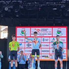 Javier González Soto, en lo alto del podio del Nacional.