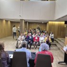 Los participantes recibieron las explicaciones en el salón de plenos de Villaquilambre.