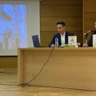 Félix Villafañe y María Gallego, en la presentación de la obra.
