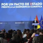 Planas durante su discurso