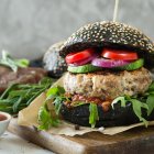 Hamburguesa vegana.