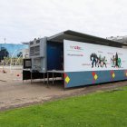 Instalación del Enise en el aparcamiento de la Junta.