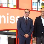 el secretario de Estado de Telecomunicaciones e Infraestructuras Digitales, Antonio Hernando, durante la inauguración en León del 19 Encuentro Internacional de Seguridad de la Información,