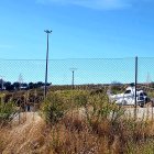 Los dos helicópteros aterrizaron y despegaron de la explanada situada en Camponaraya junto al enlace de la A-6