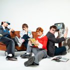 Los integrantes de Niños Bravos