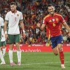 Merino, con un doblete, fue el líder del triunfo de la selección española frente a Bulgaria.