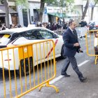 El exministro de transporte José Luis Ábalos llega al Tribunal Supremo para declarar como investigado, a 15 de octubre de 2025, en Madrid (España).