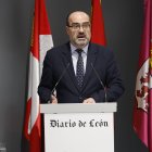 Marco Morala en su intervención en el cierre del Congreso del Diario