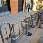 Una de las obras que se están llevando a cabo en Astorga.