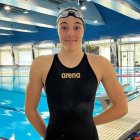 Nerea Rodríguez, nadadora del CD Acuático León.