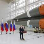 Putin, durante una visita al Cosmódromo Vostochny.