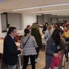 Luis Mariano Santos realizó la presentación de las instalaciones.