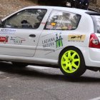 Javier Rabanal a los mandos de su Renault Clio Cup.