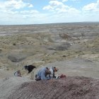 El equipo con el trabaja Sergio García Girón en el desierto de Nuevo México.
