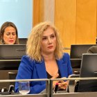 Silvia Franco en la Comisión de Transportes del Congreso.