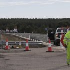 Imagen de archivo de un accidente de tráfico en la autopista AP-66