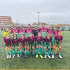 Plantilla del equipo femenino del Atlético Trobajo Infantil A.