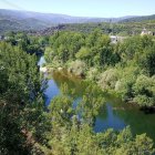 La nueva captación pretende ser en esta zona del río Sil, frente a Quereño.