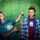 Roberto Montañés y Santiago Díaz son Los Gandules y hoy actúan en el Espacio Vías.