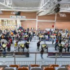 El pabellón Cmino de Santiago acogió los enfrentamientos múltiples.