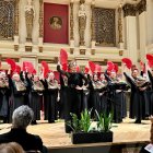 El coro leonés durante el festival internacional en Viena.