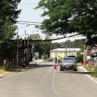 Zona de acceso al acuartelamiento de la base del Ejército de Tierra Conde de Gazola, en Ferral del Bernesga.