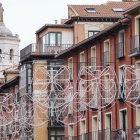 Luces de Navidad colocadas en Valladolid este año.