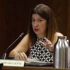 Leire Díez en su comparecencia en la comisión de investigación del caso Koldoo.