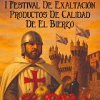 Cardel del evento de los productos bercianos.